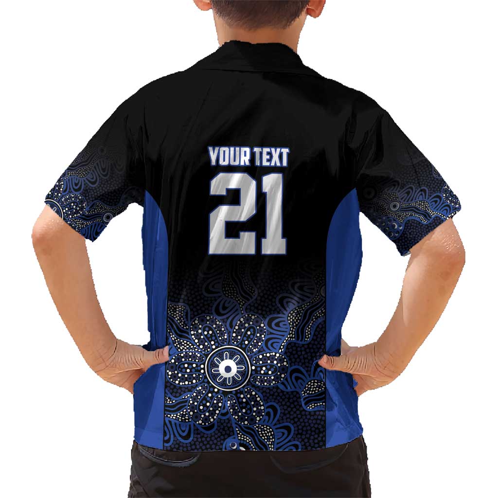 Basketball Custom Melbourne Kid Hawaiian Shirt Simple Australian Dot Art - Aussie Hoodie
