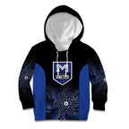 Basketball Custom Melbourne Kid Hoodie Simple Australian Dot Art - Aussie Hoodie