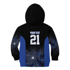 Basketball Custom Melbourne Kid Hoodie Simple Australian Dot Art - Aussie Hoodie