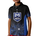 Basketball Custom Melbourne Kid Polo Shirt Simple Australian Dot Art - Aussie Hoodie