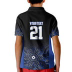 Basketball Custom Melbourne Kid Polo Shirt Simple Australian Dot Art - Aussie Hoodie