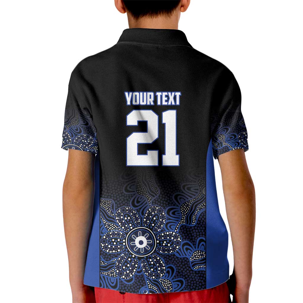 Basketball Custom Melbourne Kid Polo Shirt Simple Australian Dot Art - Aussie Hoodie