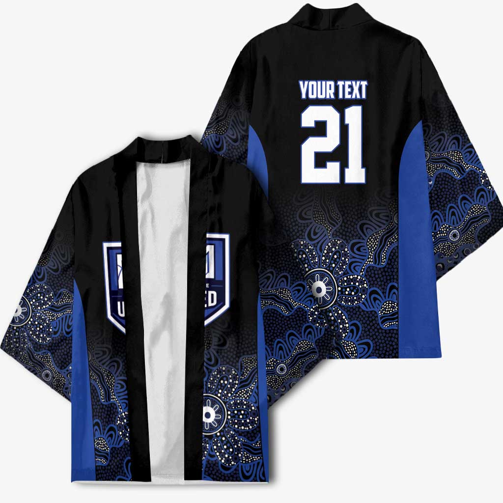 Basketball Custom Melbourne Kimono Simple Australian Dot Art - Aussie Hoodie