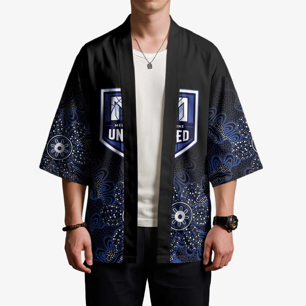 Basketball Custom Melbourne Kimono Simple Australian Dot Art - Aussie Hoodie