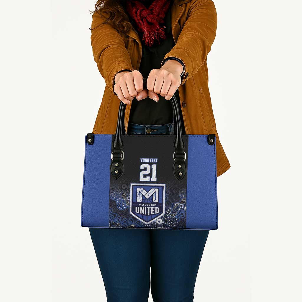 Basketball Custom Melbourne Leather Bag Simple Australian Dot Art - Aussie Hoodie