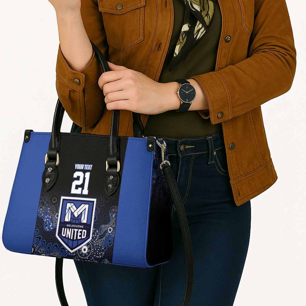 Basketball Custom Melbourne Leather Bag Simple Australian Dot Art - Aussie Hoodie