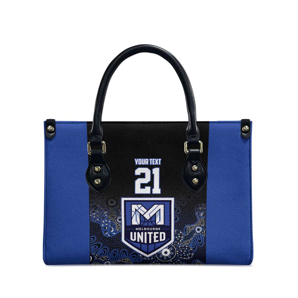 Basketball Custom Melbourne Leather Bag Simple Australian Dot Art - Aussie Hoodie