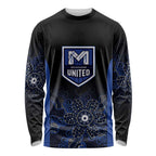 Basketball Custom Melbourne Long Sleeve Shirt Simple Australian Dot Art - Aussie Hoodie