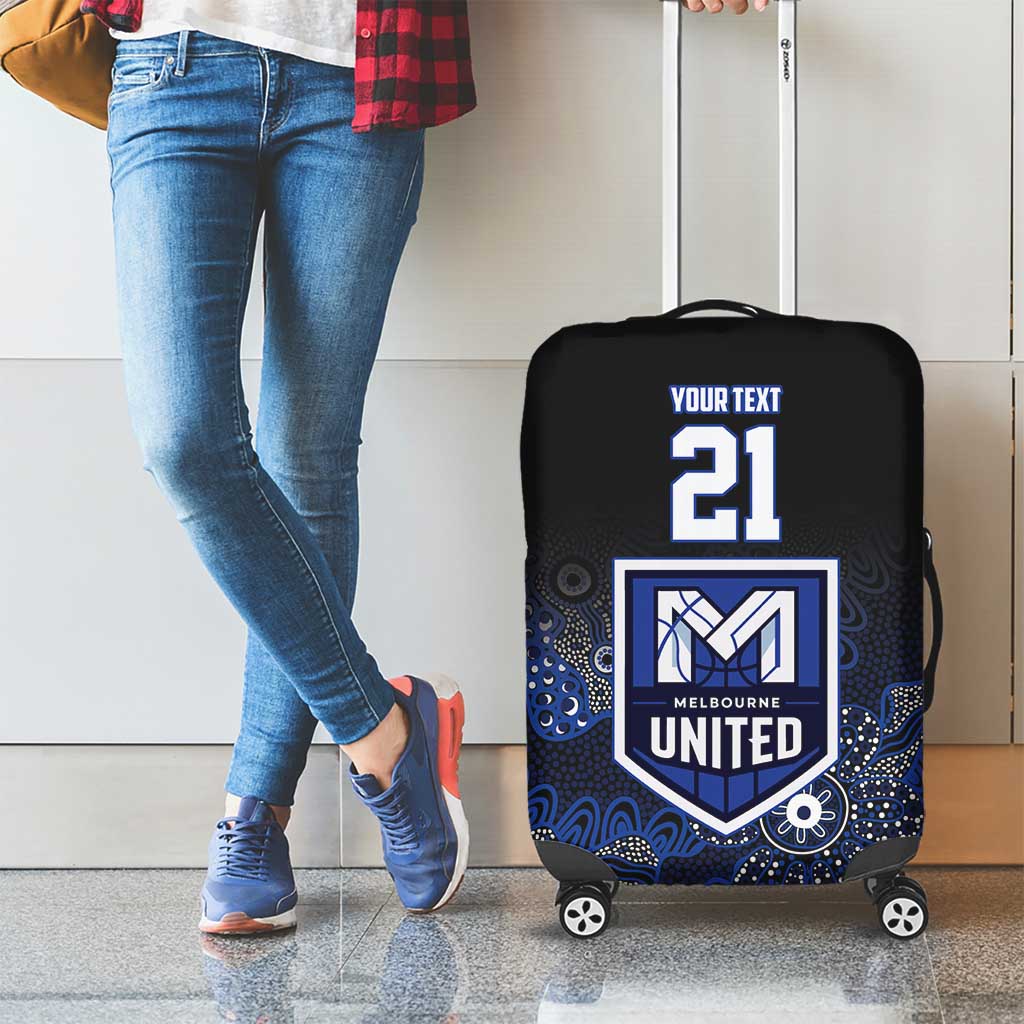 Basketball Custom Melbourne Luggage Cover Simple Australian Dot Art - Aussie Hoodie