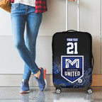 Basketball Custom Melbourne Luggage Cover Simple Australian Dot Art - Aussie Hoodie