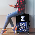 Basketball Custom Melbourne Luggage Cover Simple Australian Dot Art - Aussie Hoodie