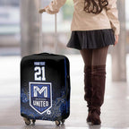Basketball Custom Melbourne Luggage Cover Simple Australian Dot Art - Aussie Hoodie