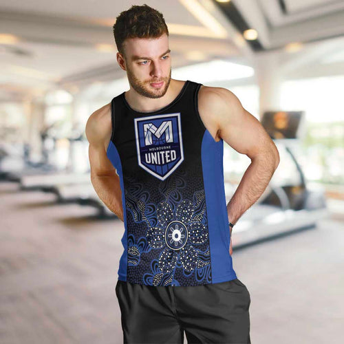 Basketball Custom Melbourne Men Tank Top Simple Australian Dot Art - Aussie Hoodie