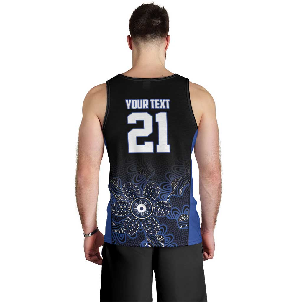 Basketball Custom Melbourne Men Tank Top Simple Australian Dot Art - Aussie Hoodie