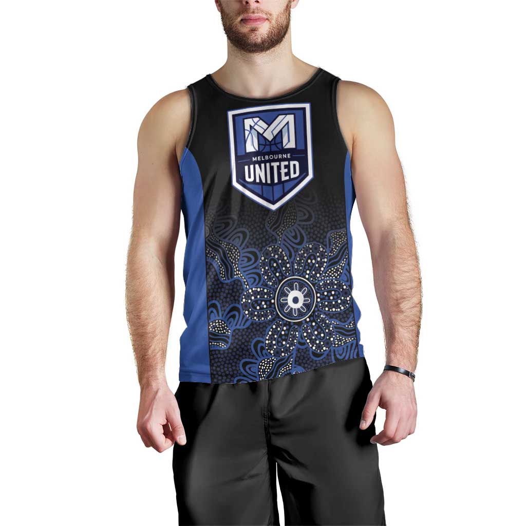Basketball Custom Melbourne Men Tank Top Simple Australian Dot Art - Aussie Hoodie
