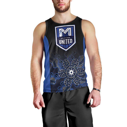 Basketball Custom Melbourne Men Tank Top Simple Australian Dot Art - Aussie Hoodie