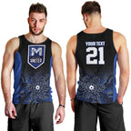 Basketball Custom Melbourne Men Tank Top Simple Australian Dot Art - Aussie Hoodie