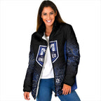 Basketball Custom Melbourne Padded Jacket Simple Australian Dot Art - Aussie Hoodie