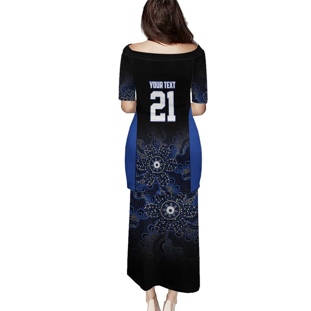 Basketball Custom Melbourne Puletasi Simple Australian Dot Art - Aussie Hoodie