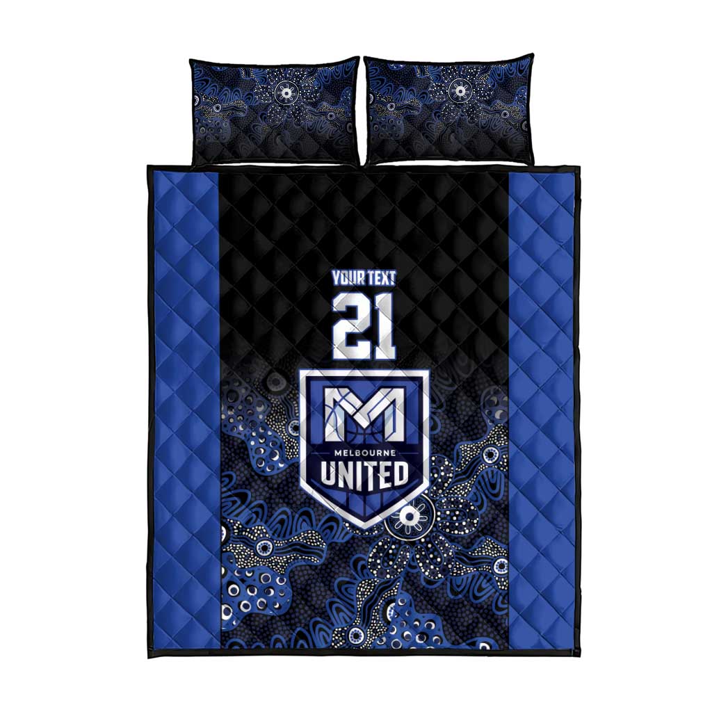 Basketball Custom Melbourne Quilt Bed Set Simple Australian Dot Art - Aussie Hoodie