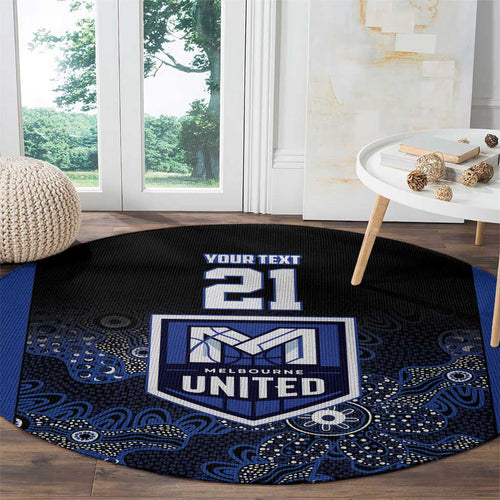 Basketball Custom Melbourne Round Carpet Simple Australian Dot Art - Aussie Hoodie