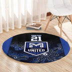 Basketball Custom Melbourne Round Carpet Simple Australian Dot Art - Aussie Hoodie