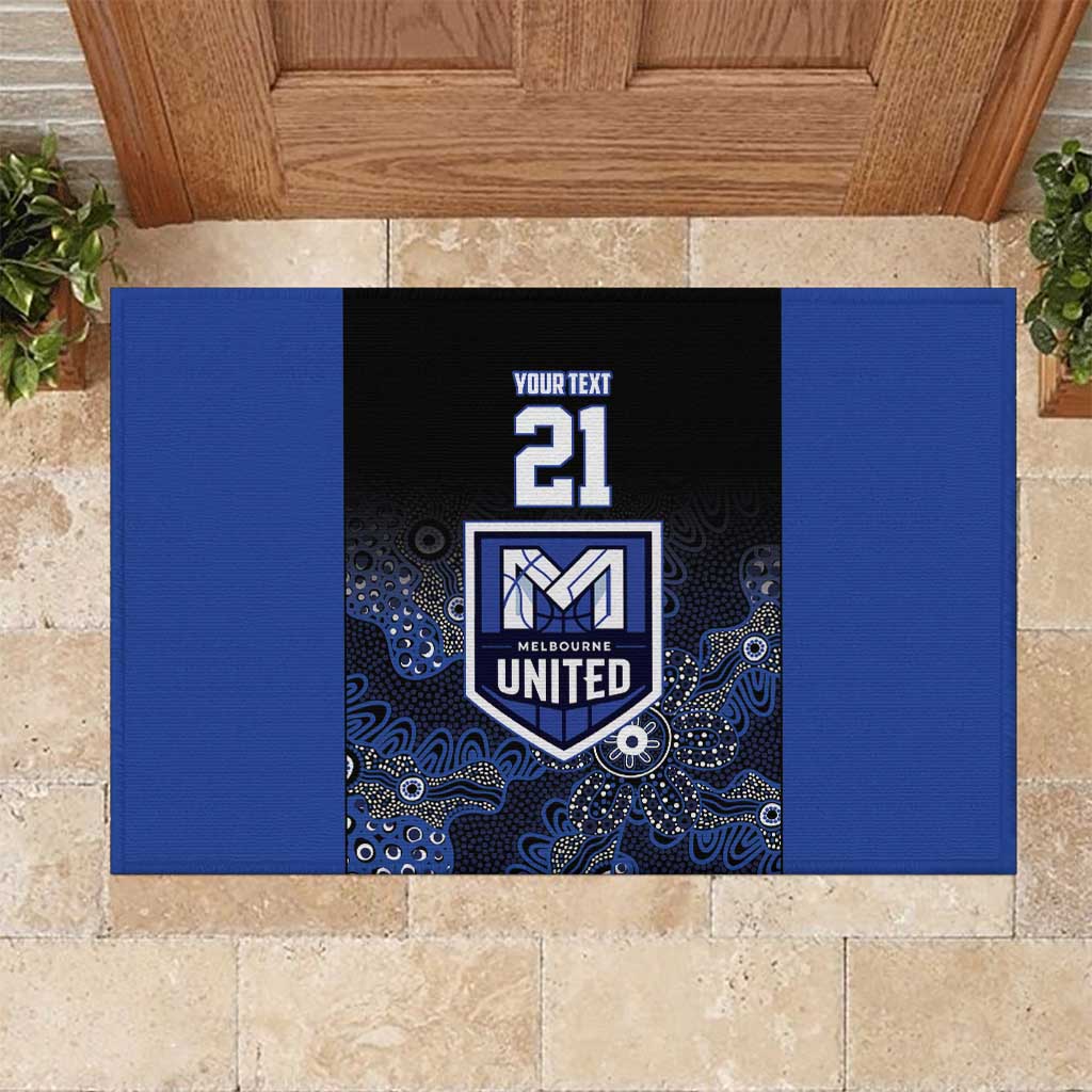 Basketball Custom Melbourne Rubber Doormat Simple Australian Dot Art - Aussie Hoodie