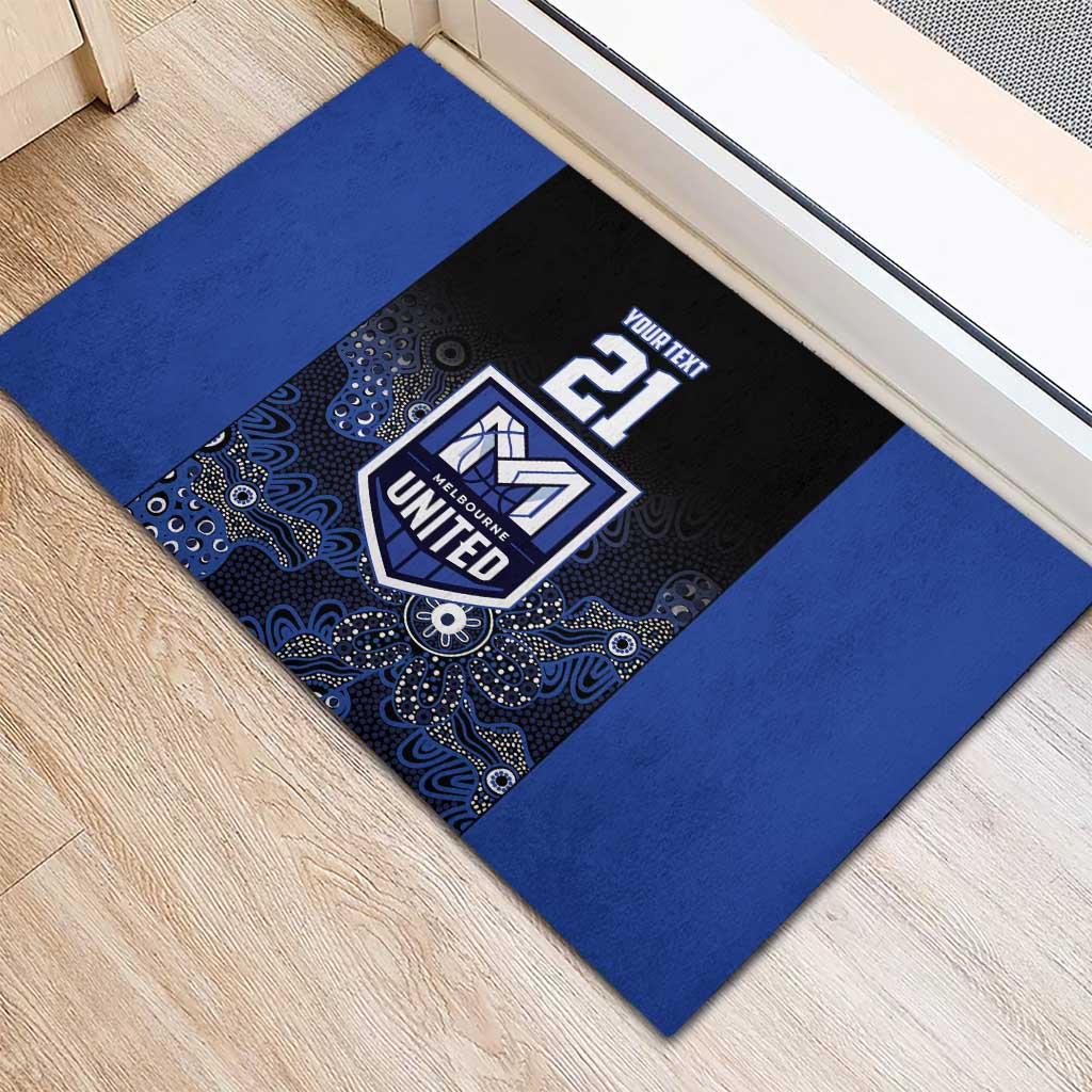 Basketball Custom Melbourne Rubber Doormat Simple Australian Dot Art - Aussie Hoodie