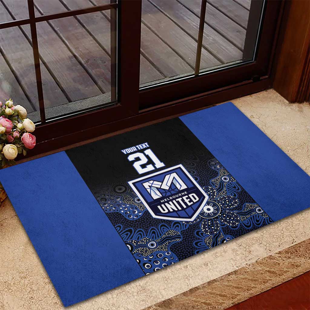 Basketball Custom Melbourne Rubber Doormat Simple Australian Dot Art - Aussie Hoodie