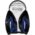 Basketball Custom Melbourne Sherpa Hoodie Simple Australian Dot Art - Aussie Hoodie