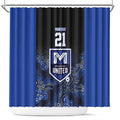 Basketball Custom Melbourne Shower Curtain Simple Australian Dot Art - Aussie Hoodie