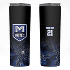 Basketball Custom Melbourne Skinny Tumbler Simple Australian Dot Art - Aussie Hoodie
