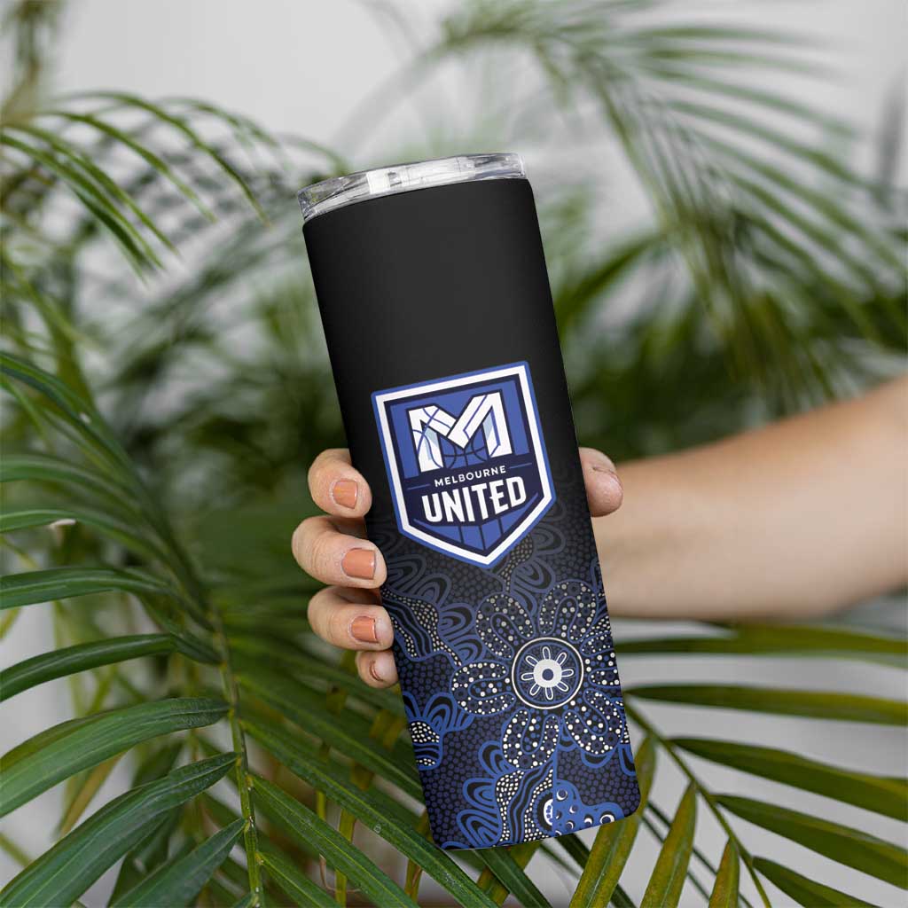 Basketball Custom Melbourne Skinny Tumbler Simple Australian Dot Art - Aussie Hoodie