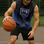 Basketball Custom Melbourne Sleeveless Hoodie Simple Australian Dot Art - Aussie Hoodie