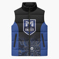 Basketball Custom Melbourne Sleeveless Puffer Jacket Simple Australian Dot Art - Aussie Hoodie