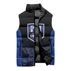 Basketball Custom Melbourne Sleeveless Puffer Jacket Simple Australian Dot Art - Aussie Hoodie