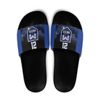 Basketball Custom Melbourne Slide Sandals Simple Australian Dot Art - Aussie Hoodie