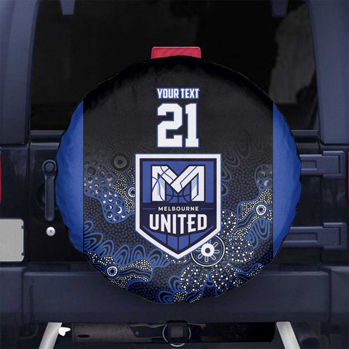 Basketball Custom Melbourne Spare Tire Cover Simple Australian Dot Art - Aussie Hoodie
