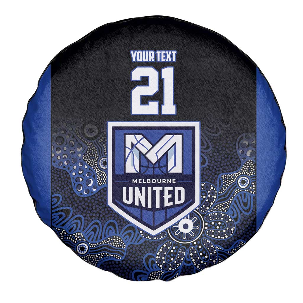 Basketball Custom Melbourne Spare Tire Cover Simple Australian Dot Art - Aussie Hoodie
