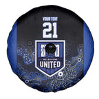Basketball Custom Melbourne Spare Tire Cover Simple Australian Dot Art - Aussie Hoodie