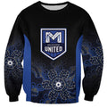 Basketball Custom Melbourne Sweatshirt Simple Australian Dot Art - Aussie Hoodie