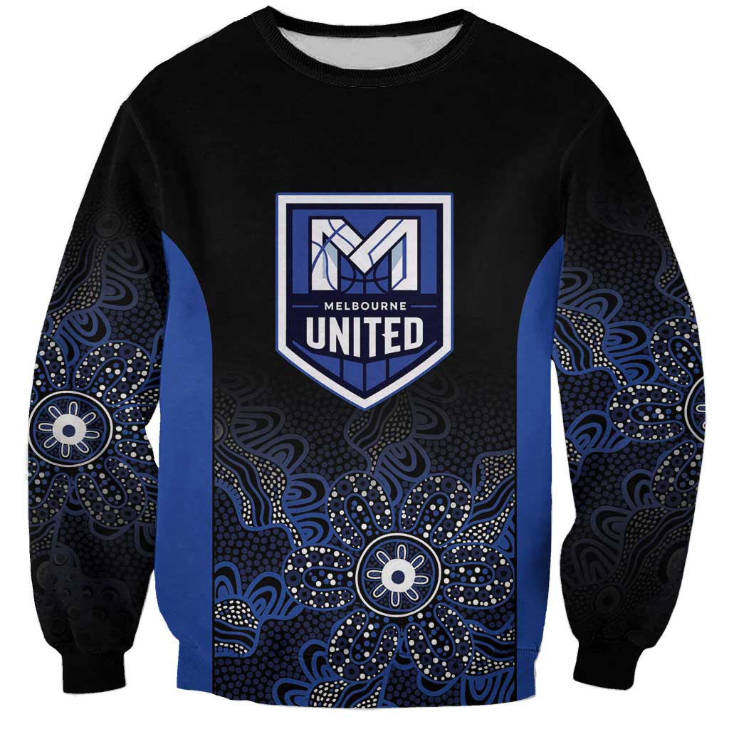 Basketball Custom Melbourne Sweatshirt Simple Australian Dot Art - Aussie Hoodie
