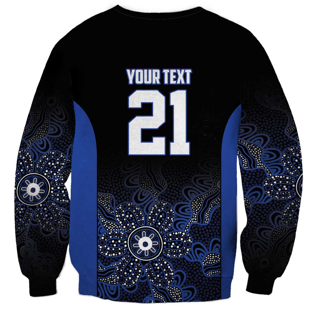 Basketball Custom Melbourne Sweatshirt Simple Australian Dot Art - Aussie Hoodie