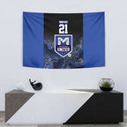 Basketball Custom Melbourne Tapestry Simple Australian Dot Art - Aussie Hoodie