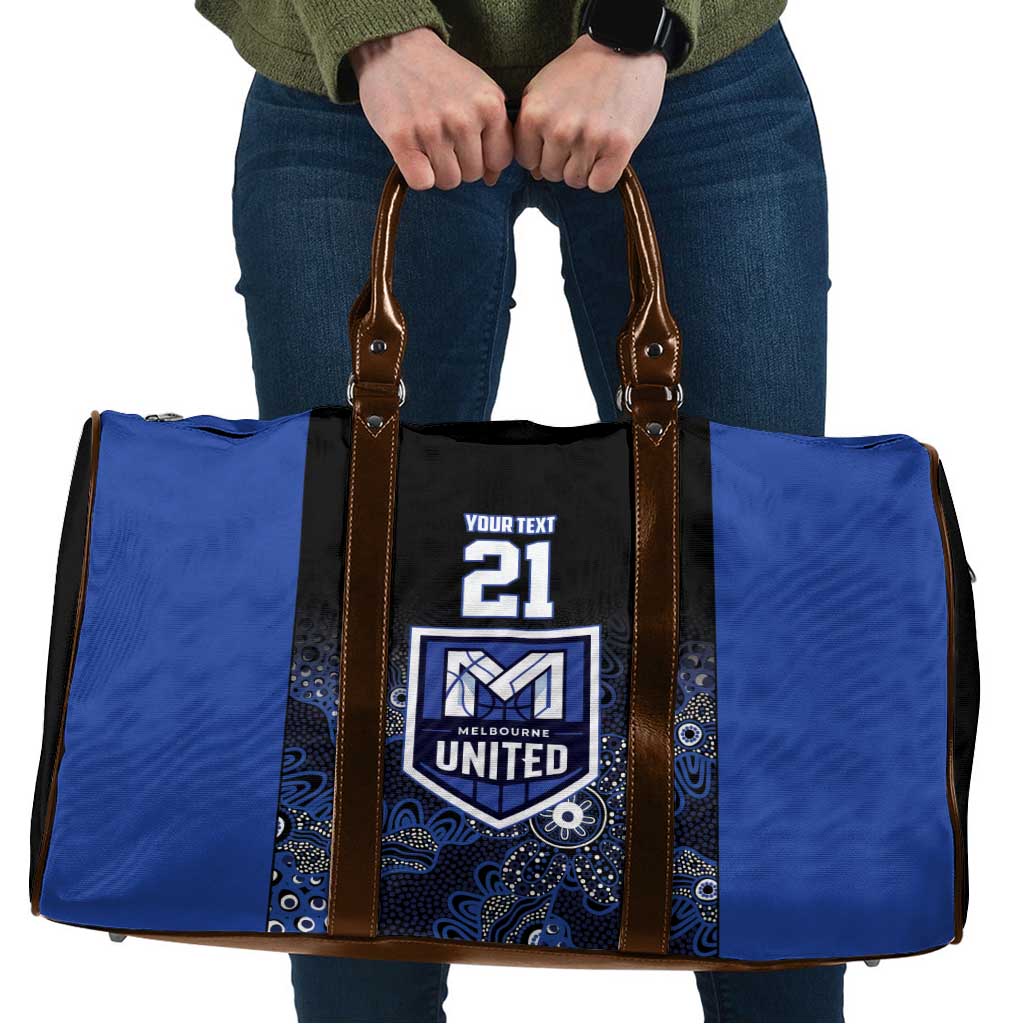 Basketball Custom Melbourne Travel Bag Simple Australian Dot Art - Aussie Hoodie
