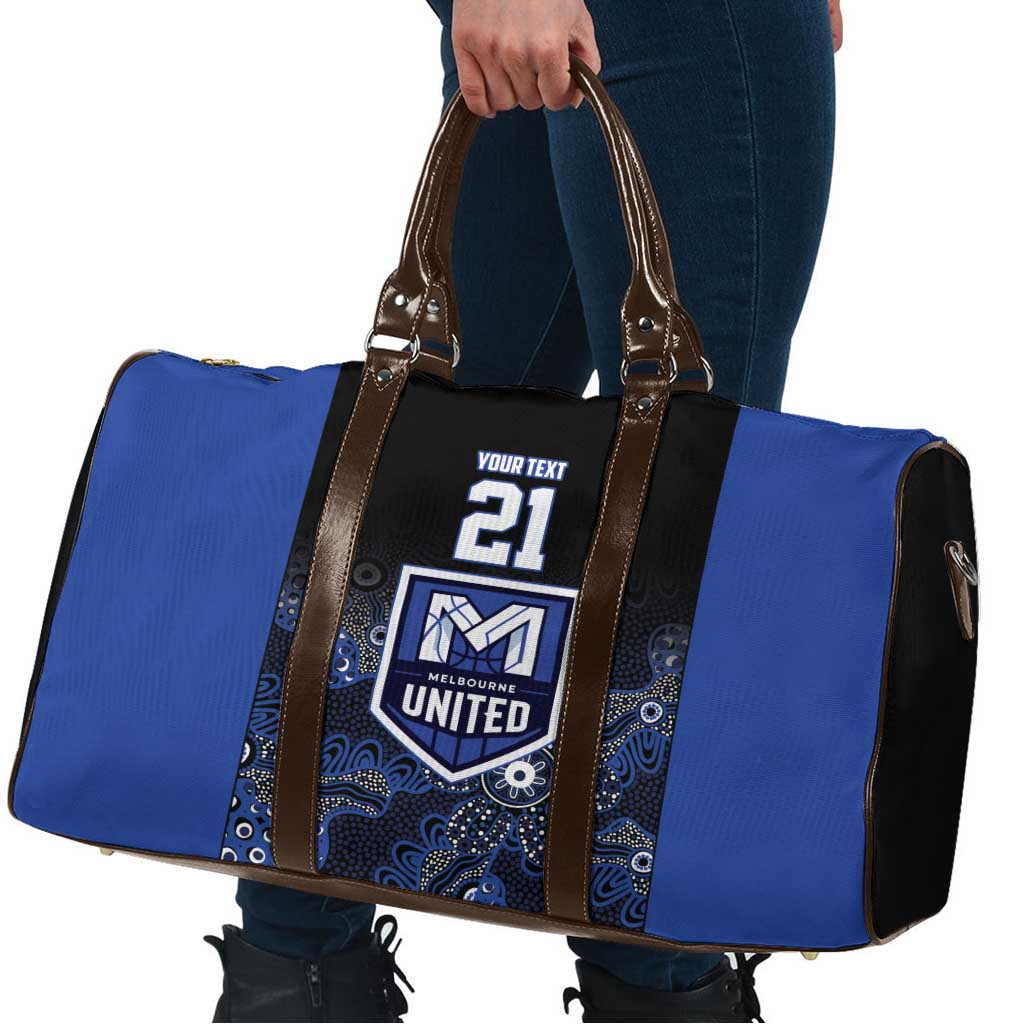 Basketball Custom Melbourne Travel Bag Simple Australian Dot Art - Aussie Hoodie