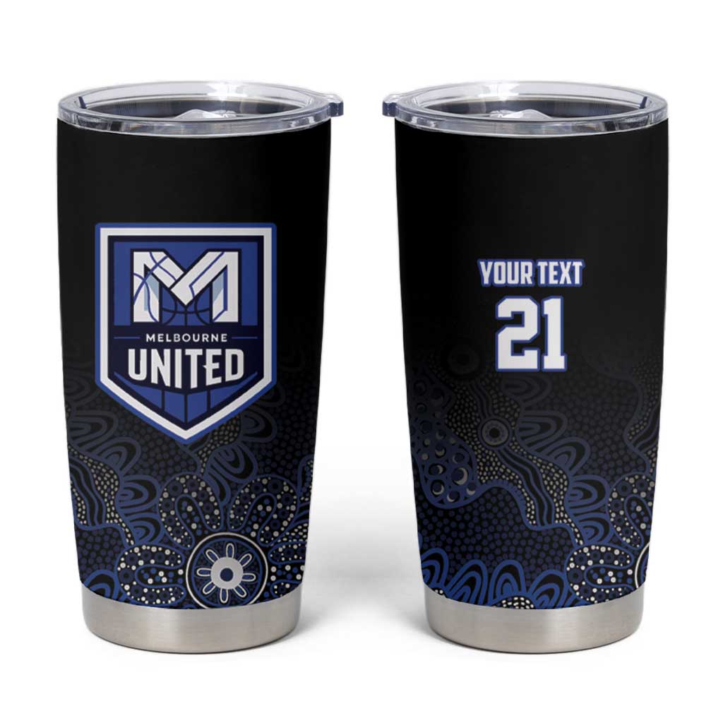 Basketball Custom Melbourne Tumbler Cup Simple Australian Dot Art - Aussie Hoodie