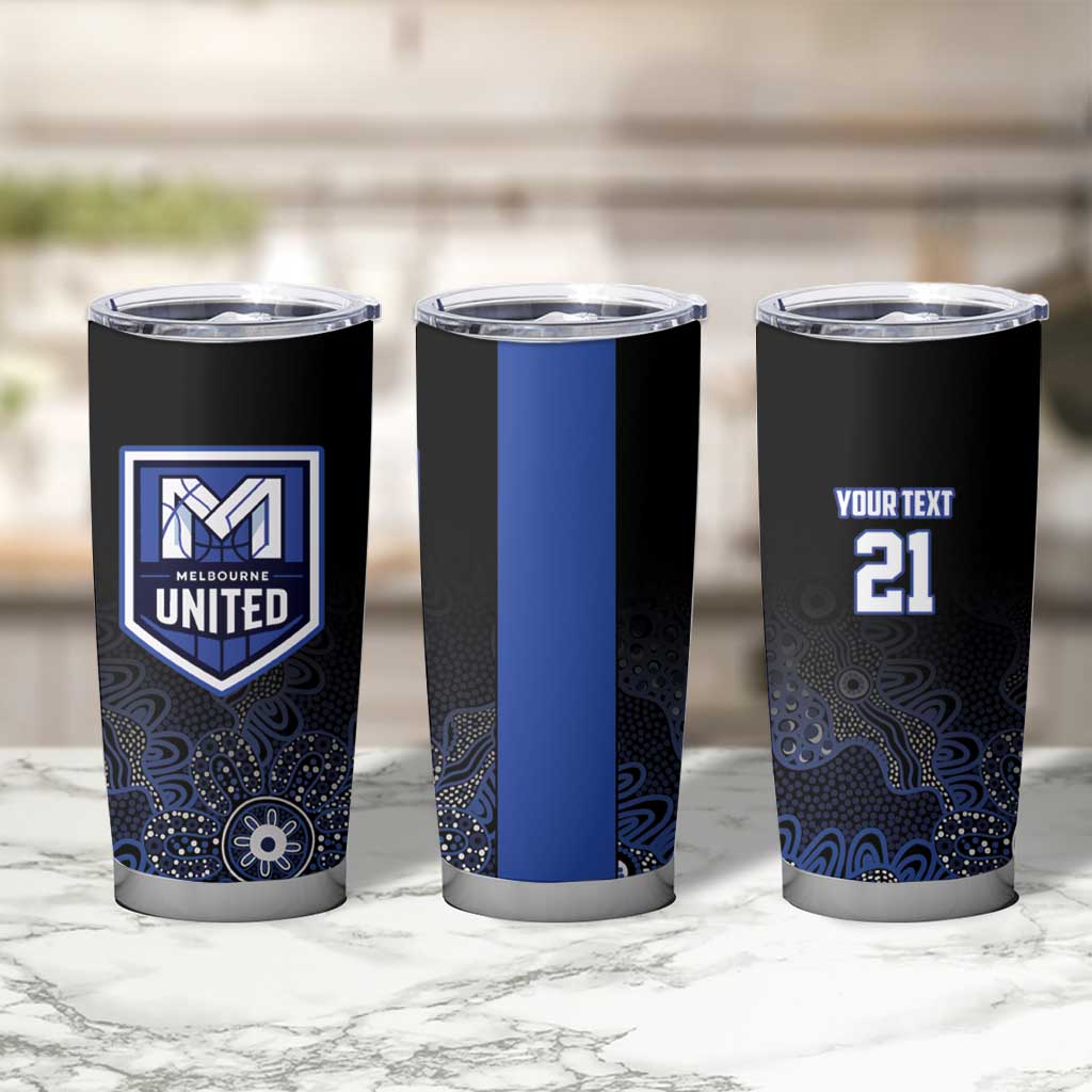 Basketball Custom Melbourne Tumbler Cup Simple Australian Dot Art - Aussie Hoodie