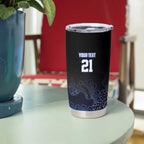 Basketball Custom Melbourne Tumbler Cup Simple Australian Dot Art - Aussie Hoodie