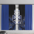 Basketball Custom Melbourne Window Curtain Simple Australian Dot Art - Aussie Hoodie